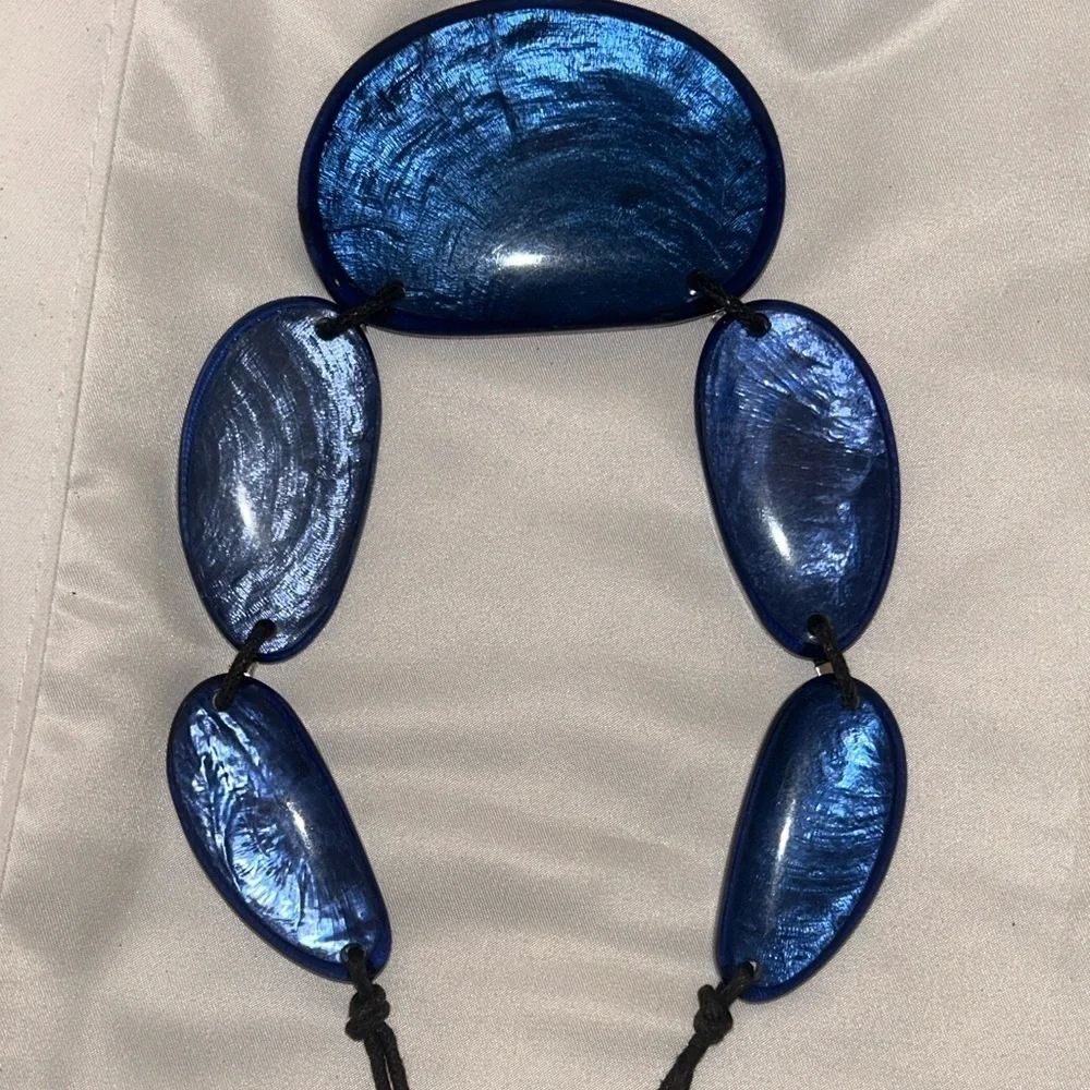 BLUE stone necklace - Picture 5 of 6